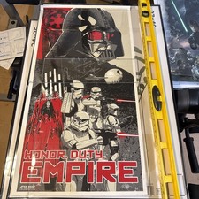 STAR WARS CELEBRATION VI MARC WOLFE HONOR DUTY EMPIRE 501ST PRINT 159/250 Signed picture
