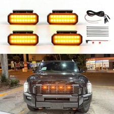 For Kia Tasman X Pro Front Grille Lights Grill Lights w/Wiring Harness clip on picture