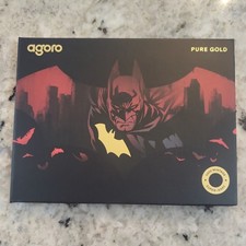 🦇🌟AGORO Batman's Emblem 0.1 g Pure Gold Collectible Limited To 5,000 Minted picture