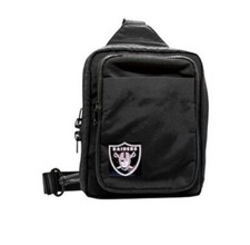 Raiders Las Vegas Oakland NFL 66DP Dash Pack Unisex Sling Bag w/ Bottle Holder picture
