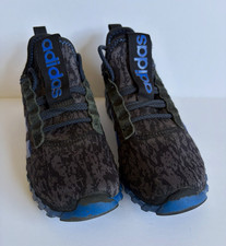 adidas FortaRun Camo Black/Blue Unisex Kids Low Top Lace Up Sneakers US 3.5 picture