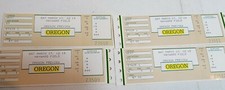 4 Vintage Oregon Ducks Track and Field Ticket Stubs UofO picture