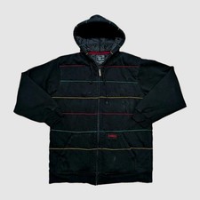 *VINTAGE* Mens XL - MATIX x TOREY PUDWILL Jacket Asher Hoodie Rasta Quilted Y2K picture