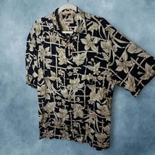 Vintage Carrera Rayon Floral Hawaiian Shirt picture