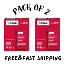 RXBAR Strawberry Protein Bars Gluten-Free Ready-to-Eat 10 Count New.. picture