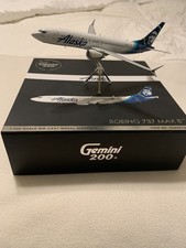 Gemini Jets 1:200 Alaska Airlines Boeing 737 MAX 8 N803AK G2ASA1488 picture