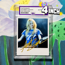 Avril Lavigne Signed 4 Inch Photo Singer Music Memorabilia Collectible Gift picture