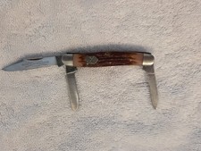 Vintage Camillus New York #165 Three Blade Stockman Pocket Knife picture