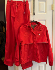 Vintage 80s Adidas GORE-TEX Tracksuit Set Jacket Pants Trefoil Made in Korea M  picture