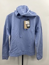 Vero Moda Hoodie Oversized Drawstring Periwinkle Blue Organic Cotton NWT  XS picture