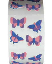 400 Butterfly stickers in roll of 100 modules (2