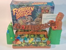 Vintage 1997 Milton Bradley Forbidden Bridge Boardgame All Pieces Complete picture