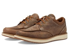 L.L.Bean Stonington Leather Moc Toe Oxford Shoe Dark Cocoa Mens 10.5 M New picture