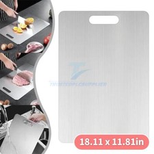 Titanium Cutting Board Double-Sided Titanium Cutting Boards for Kitchen Camping picture