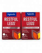 Hyland's Restful Legs Homeopathic Tablets 50 Ct Fast Effective Relief 2 Pack picture