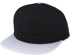 New Primitive Apparel Nuevo Script Black Mens Snapback Hat RHTPRM-63 picture
