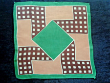 Vintage 1930's art deco handerchief picture