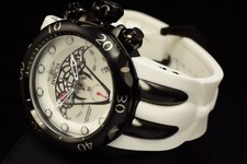 Invicta Venom VIPER 54mm SWISS Chronograph Silver Dial Men's White Tone Watch picture