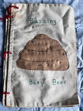 Vintage Handmade My Quiet Book Cloth Activity Busy Book Folk Art Primitive picture