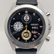 SEIKO The Beatles Love Me Do 60th Anniversary Chronograph Watch 8T67 Japan Men's picture