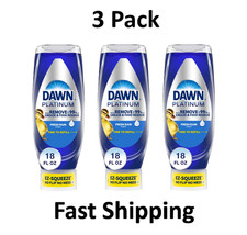 Dawn EZ-Squeeze Platinum Dishwashing Liquid Dish Soap, 12.2 fl oz (3 Pack) picture