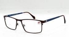 NEW XL BY C-ZONE U6502 COL.70 BROWN/BLUE AUTHENTIC EYEGLASSES 60-20 picture