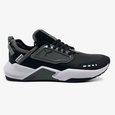PUMA GS One Black Quiet Shade Mens Waterproof Golf Shoes picture