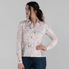 Dapplebay Dragonfly Meadow Western Riding Top-Light Pink picture