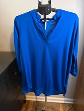 Cool Melon Royal Blue Tunic Size XL picture