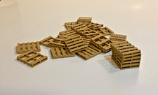 20 O Scale Pallets – Warehouse Freight Industrial Scene Layout Detail 1:48 picture