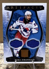 2023-24 UD Artifacts - JERSEY Mika Zibanejad GOLD MATERIAL/249 New York Rangers picture