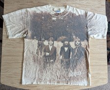 Rare Dual Sided Beatles Vintage 1998 Last Photoshoot Large AOP T-Shirt Gildan picture