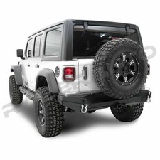 Extreme Rock Crawler Rear Bumper+Hitch+Double Plate fit 18-19 Jeep Wrangler JL picture