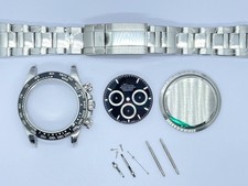 DIY 40mm Stainless Steel watch kit For 4131 7750 4130 Aftersales accessories picture