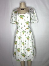 MOD CLOTH CHRISTMAS THEMED VINTAGE STYLE DRESS SZ XL picture