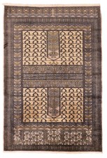 Vintage Traditional Hand-Knotted Area Rug 4'0