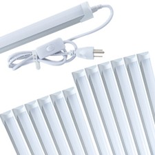 4FT 12 Pack LED Shop Light T8 Linkable Ceiling Tube Fixture 24W Daylight 6000K picture