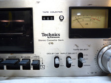 TECHNICS Cassette Deck   Vintage Silver Face 615 RS615U JAPAN Works READ Descrip picture