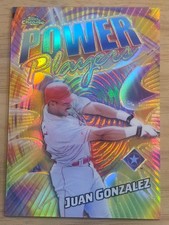 2000 Topps Chrome #P1 Juan Gonzalez Power Players Refractor Texas Rangers MVP picture