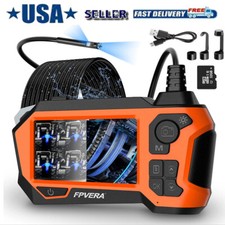 1080P Pipe Inspection Camera Endoscope Video Sewer Drain Cleaner Waterproof USB picture