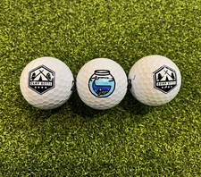 Bettinardi Logo Bridgestone Tour B  3 Golf Balls Fishbowl & Camp Betti New picture
