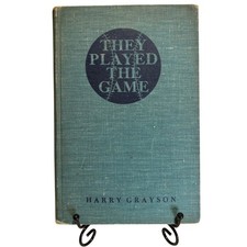VTG 1944 They Played the Game Book by Harry Grayson, Baseball Greats, HC picture