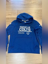 Nike Indianapolis Colts Therma-FIT NFL Hoodie Blue Men’s Medium picture