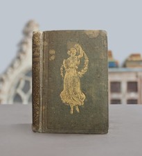 Rare Antique Old Book Love Token Flowers 1846 Garden Nature Flora Victorian ⭐ picture