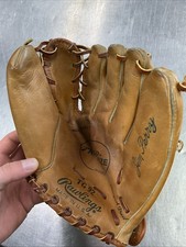 Vintage Rawlings TG92 Jim Perry Trap-Eze Baseball Glove -Smooth Lining EXCELLENT picture
