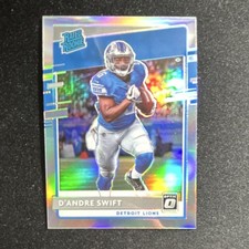 2020 Panini Donruss Optic Rated Rookie D'Andre Swift #159 Holo Prizm picture