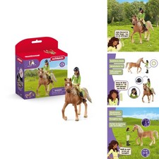 Schleich Horse Club - 10Pc Sarah W/ Mystery Horse And Rider Playset 42542 42542n picture