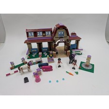 LEGO Friends Heartlake Riding Club 41126 Horse Stable Building Set Near Complete picture