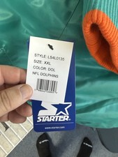 New With Tags Vintage, Miami Dolphins Jacket Size 2X picture