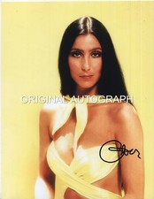 CHER - EARLY YOUNG SEXY ACTRESS/SINGER - HAND SIGNED AUTOGRAPHED PHOTO WITH COA picture